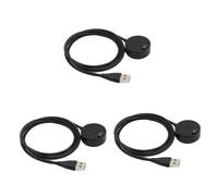 VILLCASE 3 Piezas Cable de Carga Compatible para Garmin Fenix Base de Carga Portátil USB Cargador Magnético para Smartwatch para Oficina y Coche Sincronización de