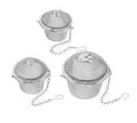 VILLCASE 3 Piezas Cesta de Limpieza Ultrasónica de Acero Inoxidable para Joyería y Relojes, Resistente al Desgaste Diario, Adecuado para Limpieza Doméstica y Mantenimiento Profesional