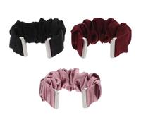 VILLCASE 3 Piezas Correa de Reloj Scrunchie para Banda de Repuesto Elástica Hebilla Accesorios de Marrón