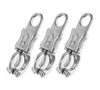 VILLCASE 3 Piezas de Gancho de Pánico de Aleación de Zinc para Silla de Montar, Gancho de Resorte Multifuncional para Equipo Ecuestre en Actividades al Aire Libre
