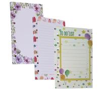 VILLCASE 3 Piezas Hojas Sueltas A5 con 6 Agujeros de Papel Colorido, Diseño Floral Creativo, Prácticas Escuela Tienda, Convenientes Gestión y Planificación