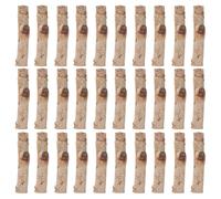 VILLCASE 30 Palitos de Madera Natural para Manualidades, Material para Decoraciones de Ramas de Troncos, Diseño Sencillo y Atmósfera Natural para Proyectos DIY