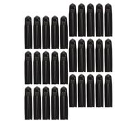 VILLCASE 30 Piezas Tapa Negra para Vertedor de Botellas de Aceite y Licor Funda de PVC, Fácil Instalación, Evita Goteos y Derrames, Adecuado para Uso en Cocina y Bar