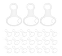 VILLCASE 30 Unidades Plastic Embroidery Thread Bobbins Organizer Yarn Drops Storage For Cross Stitch Crochet Crafts Portable Sewing Floss Holder For Travel And Festivals