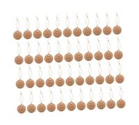 VILLCASE 300 Piezas Etiquetas de de kraft etiquetas para fiestas para eventos de tarjetas etiqueta de papel kraft para boda cuerda de Light Brown