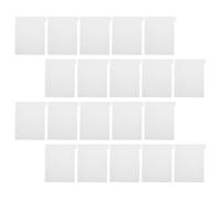 VILLCASE 32 Piezas Separadores de Pestañas Papel Blanco de 160 Gramos 8 Pestañas Doble Cara para Escribir, 3 Agujeros Perforados para Carpetas de Oficina para Planificadores Personales