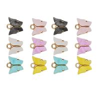 VILLCASE 36piezas Colgantes De Acrílico Coloridos Para Joyería Diy Accesorios De Pendientes y Collares Diseño De Mariposas Para Manualidades y Decoración De Eventos