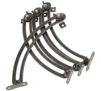 VILLCASE 4 Piezas Bisagras para Muebles Ajustables con Cierre Suave para Puertas y Tapas de Armarios de Cocina y Alacenas