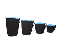 VILLCASE 4 Piezas Lentes Estancas De Neopreno Fundas para Lentes De Cámara Accesorios De Cámara para Fotografia Al Aire