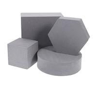 VILLCASE 4 Piezas Props Fotográficos Geométricos de Espuma para Joyas y Cosméticos de Cubo y Accesorios para Fotografía de Productos para Estudio