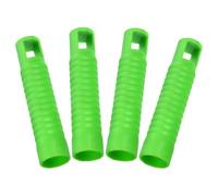 VILLCASE 4 Tapas para Mango de Trapeador de 19 Mm, Repuesto Plástico Resistente Verde, Funda Protectora Antideslizante para Hogar y Oficina, Accesorio de Recambio para Limpieza