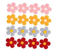 VILLCASE 40 Piezas Material De Encaje De Bordado Parches Bordados De Flores Parches De La Chaqueta De Jean Tela
