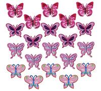 VILLCASE 40 Piezas Parches de Bordados para Ropa Apliques de Costura Diy Parche Termoadhesivo para Vestidos y Accesorios