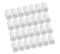VILLCASE 40 Rollos Rollos de Papel Térmico Multiusos para Caja Registradora Impresión Clara y Resistente, Papel Blanco para Supermercado y Hotel, Tamaño 57 Mm