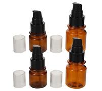 VILLCASE 4piezas Botellas De Recarga Para Cosméticos y Envases Vacíos Para Loción Cuidado Piel Aceites Esenciales Minibotillas De Maquillaje Para Viaje