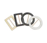 VILLCASE 4piezas Hebilla para Bufanda de Metal Pinzas para Chal de Seda Botones de Nudo Esquina para Ropa Decoración de Chaqueta Pinzas para Sujetar Camisetas