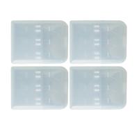 VILLCASE 4piezas Toothbrush Head Storage Case For Brush Heads Compact Travel Box Amp Portable Organizer Box