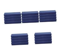 VILLCASE 5 Juegos Caja De La Pluma Estuches para Bolígrafos para Adultos Compartimiento Soporte De Exhibición De La Pluma Organizador De Bolígrafos Vacío Estuche De Tela Paño Blue 4 Uds * 5