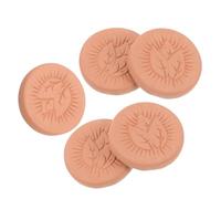 VILLCASE 5 Piezas Humidificadores de Cigarros Láminas de Terracota Disco Humidificador de Terracota para Controlar la Humedad de Cigarros Lámina Humectante