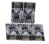 VILLCASE 5 Piezas Módulo Inalámbrico Nrfl con Antena Transceptor Profesional Compacto para Control Industrial y Comunicación Multipunto con Alta Eficiencia y Antiinterferencias