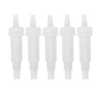 VILLCASE 5 Unidades Repuesto Bomba de Jabón Plástico con Tubo Dispensador para Cocina y Baño Núcleo de Bomba de Presión Fácil Uso para Loción Champú y Detergente Líquido