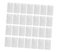 VILLCASE 50 Piezas Bolsas Plásticas Transparentes para Almacenaje de Cuentas con Anillo de Organizadores para Joyería Tornillos y Manualidades Multisección Material Resistente