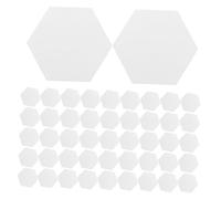 VILLCASE 500 Piezas Plantillas Hexagonales para Patchwork Plantillas de Costura Diy para Quilting Herramientas para Manualidades de Costura Accesorios para Labores Textiles