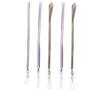 VILLCASE 5piezas Cordón Para Llavero De Teléfono Móvil Correa Antipérdida De Colores Para Colgar Identificación Llaveros y Etiquetas Nombre