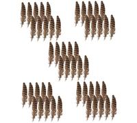 VILLCASE 5piezas De Faisán Naturales Para Manualidades Decoración De Captadores De Sueños Suaves Para Accesorios De Boda y Proyectos Artesanales