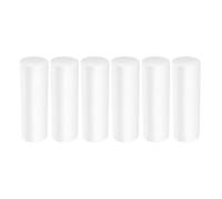 VILLCASE 6 Cilindros de Espuma Blancos para Manualidades y Educación Escolar, Fáciles de Limpiar, Material Espuma Cilíndrica Adecuado para Modelado Geométrico y Actividades Infantiles
