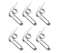 VILLCASE 6 Muelles de Torsión Metálicos de Repuesto para Rizador de Cabello Longitud 30 MM Accesorios Compatibles para Varilla de Rizador Resistentes a Altas Temperaturas Uso