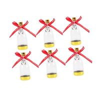 VILLCASE 6 Piezas Caja de Dulces Forma Botella Champán Cajas Obsequio para Fiestas para Bodas