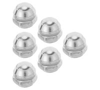 VILLCASE 6 Válvulas de Seguridad para de Acero Inoxidable Válvula de Flotador para Cocina Repuesto para Accesorio de Liberación de Vapor Rápido y Seguro