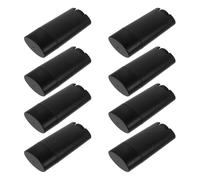 VILLCASE 8 Piezas Botellas Ovaladas de Plástico para Rellenar 50g Mecanismo Giratorio y Diseño Ligero Ideales para Deportes y Actividades al Aire Libre