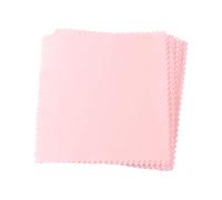 VILLCASE 80piezas Paño De Limpieza para Gafas y Pantallas De Microfibra Paños Color Rosa para Limpiar Lentes y Joyas