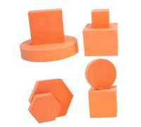 VILLCASE 8piezas Herramientas De Cubo De Colores De Geométricos para Accesorios Decorativos De Fotos para Joyería De Alimentos y Decoraciones Geométricas De De Fotografía