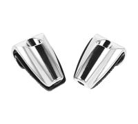VILLCASE Abrazadera de Bastidor de Batería y Ganchos de Batería de Metal Plata con Almohadillas de Goma 2 Piezas Ajuste Rápido de Tensión Soporte Estable