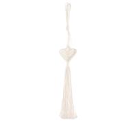 VILLCASE Abrazadera de Cortina Tejida a Mano Bohemia Beige de Algodón | Lazo Decorativo para Cocina y Tienda, Acabado Simple Tejido, Práctico y Resistente
