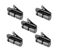 VILLCASE Abrazaderas De Fijación Para Cables De Auriculares y Micrófono, 5 Piezas Grandes Para Sujetar Cables, Accesorio Práctico Para Uso Diario, Material Abs y Pc, Color Moda