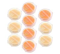 VILLCASE Acondicionador de Cera para Hilo de Coser a Mano 10 Unidades Blanco y Amarillo Cera de Abejas para Lubricar Cremalleras y Reforzar Hilos Algodón y Lino Soluble en Agua para