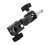 VILLCASE Adaptador Ajustable para Paraguas y Soporte de Flash Abrazadera Ligera para Trípode Soporte Reflector para Fotografía Profesional y Estudio