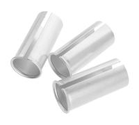 VILLCASE Adaptador Manguito Reductor de Tija de Sillín de Aluminio 3 Piezas 36 a 33,9 MM 1,0 MM Grosor 80 MM Largo para Bicicletas Plegables y Carretera Accesorio Ciclismo