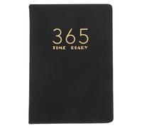 VILLCASE Agenda A5 2026 Negra Planificador Diario y Semanal Pequeño para Estudio Seguimiento de Hábitos y Organización de Tareas Cuaderno Portátil para Viajes y Uso Escolar