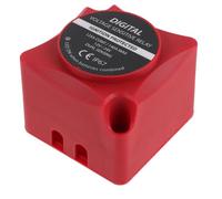 VILLCASE Aislador de Batería para RV y Coche Separador de Batería Dual Relé de Carga Automática Rojo Fibra de Vidrio y Nylon 140a M6 para Sistema Eléctrico Principal y Auxiliar