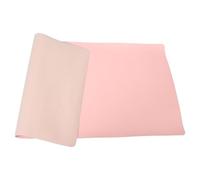 VILLCASE Alfombrilla de Maquillaje Doble Cara y Antiaceite Protector de Mesa de Tocador Rosa 40X80 CM Tapete Suave y Antideslizante para Estación de Trabajo y Organizador de Escritorio