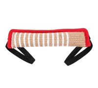 VILLCASE Almohada Alta Resistencia al Desgaste de Yute de Mordida Resistente Juguete Interactivo para y Entrenamiento Color Rojo para Perros Grandes