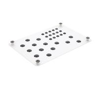 VILLCASE Almohadilla y Uso Duradero de Aleación de Aluminio para Pedal de Coche Resistente al Desgaste Óxido Tornillos, Adecuado para Vehículo