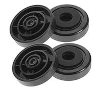 VILLCASE Almohadillas de Aislamiento para Altavoces Pies de Aislamiento de 40X12Mm Set de 4 Piezas Amortiguador de Vibraciones Compatible Equipos de Audio Color Negro
