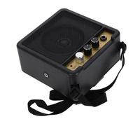 VILLCASE Altavoz De Guitarra Eléctrica Mini Amplificador Portátil Audio Line y Adaptador para Practicar Casa