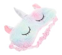 VILLCASE Antifaz para Dormir Diseño de Unicornio, Tejido y Cómodo, Adecuado para Trabajo y Siestas, Máscara Nocturna para Bloquear Luz
